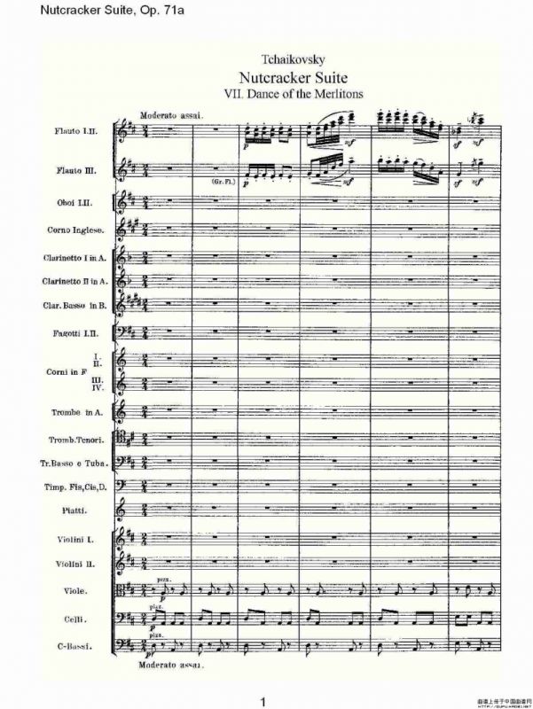 Nutcracker Suite, Op.71a（胡桃夹套曲，Op.71a 第七章）