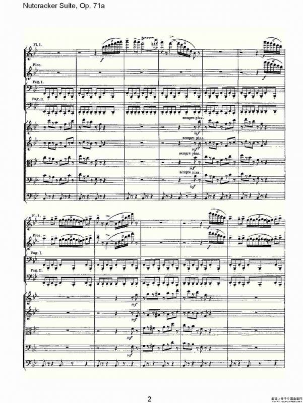 Nutcracker Suite, Op.71a（胡桃夹套曲，Op.71a 第六章）
