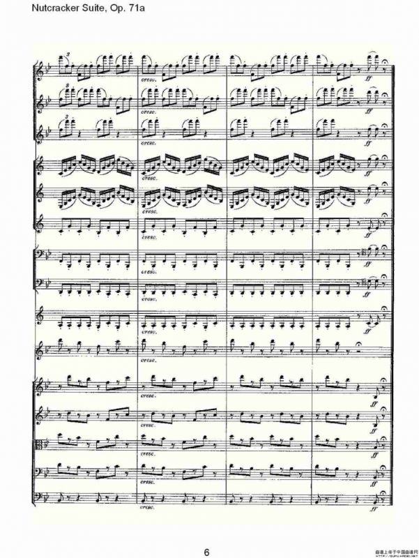Nutcracker Suite, Op.71a（胡桃夹套曲，Op.71a 第六章）