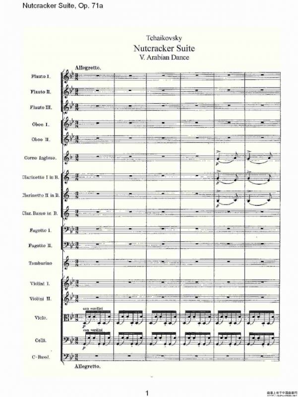 Nutcracker Suite, Op.71a（胡桃夹套曲，Op.71a 第五章）