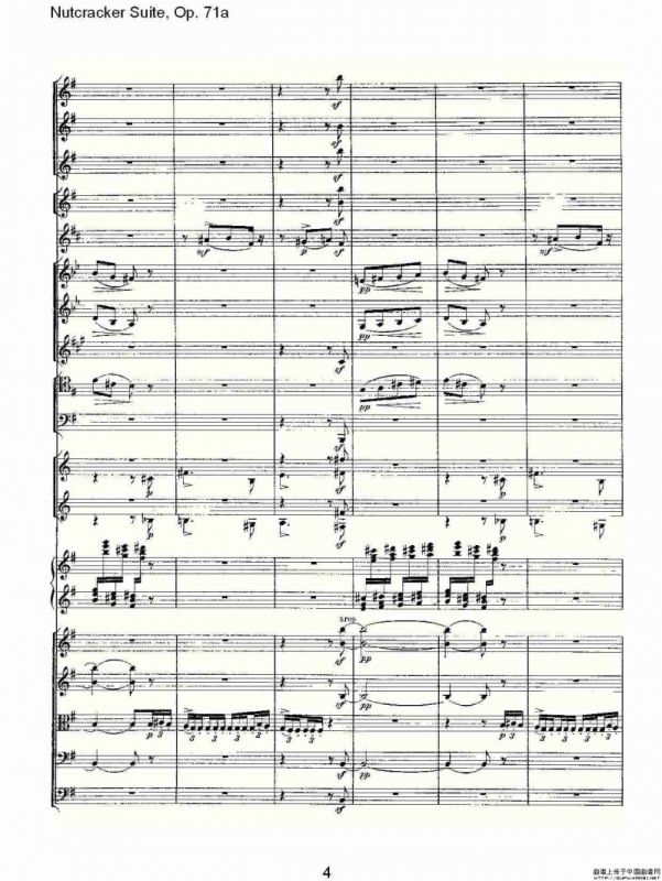Nutcracker Suite, Op.71a（胡桃夹套曲，Op.71a 第三章）