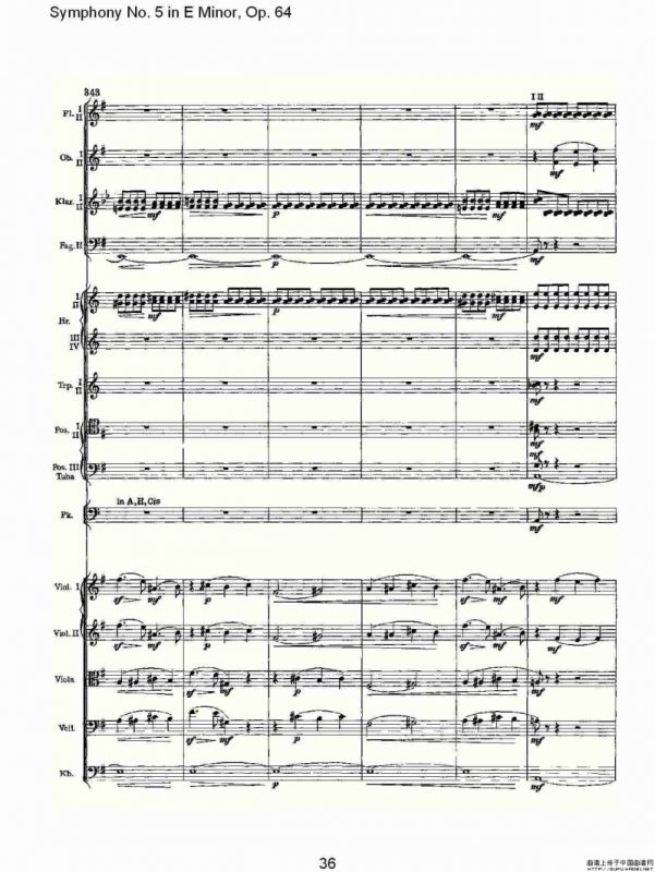 Symphony No. 5 in E Minor, Op.64（E小调第五交响曲 Op.64第四）