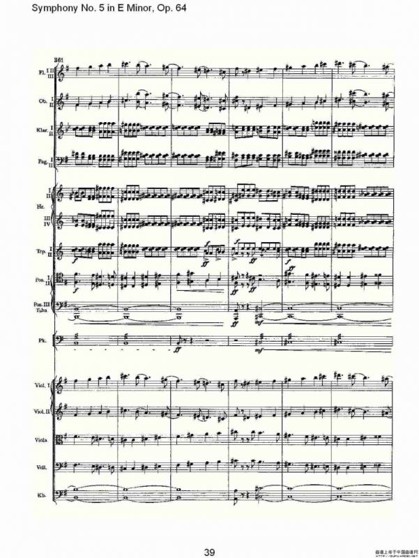 Symphony No. 5 in E Minor, Op.64（E小调第五交响曲 Op.64第四）