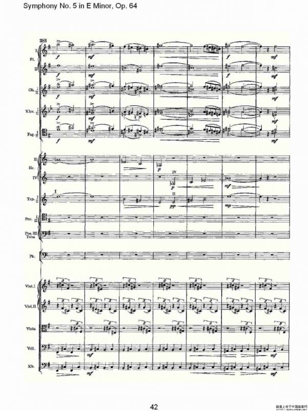 Symphony No. 5 in E Minor, Op.64（E小调第五交响曲 Op.64第四）