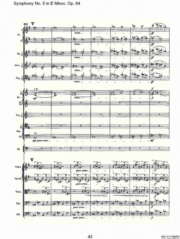 Symphony No. 5 in E Minor, Op.64（E小调第五交响曲 Op.64第四）