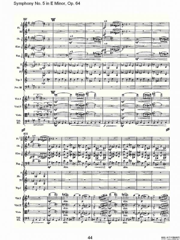 Symphony No. 5 in E Minor, Op.64（E小调第五交响曲 Op.64第四）