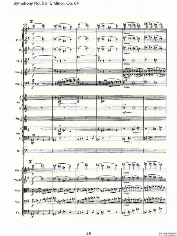 Symphony No. 5 in E Minor, Op.64（E小调第五交响曲 Op.64第四）