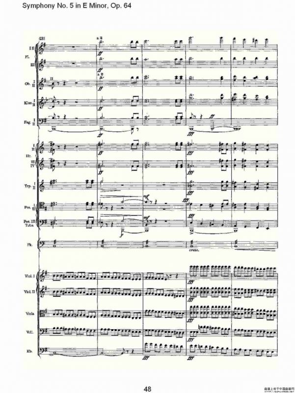 Symphony No. 5 in E Minor, Op.64（E小调第五交响曲 Op.64第四）