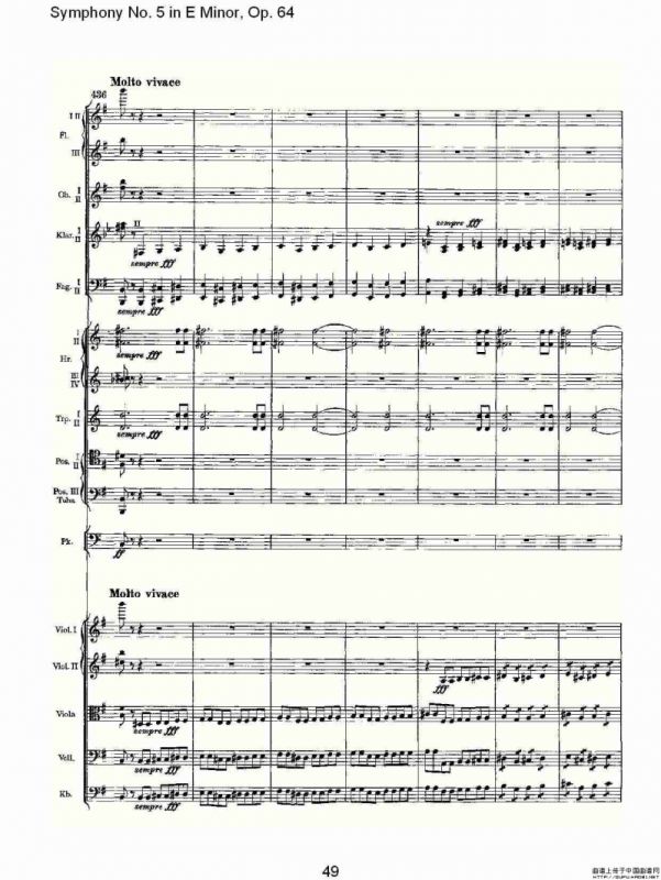 Symphony No. 5 in E Minor, Op.64（E小调第五交响曲 Op.64第四）