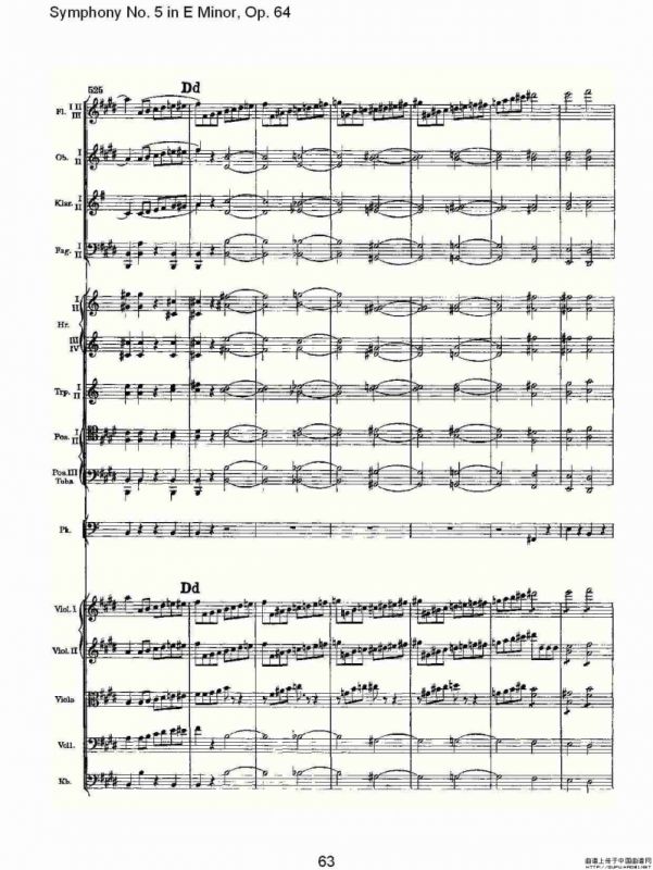 Symphony No. 5 in E Minor, Op.64（E小调第五交响曲 Op.64第四）