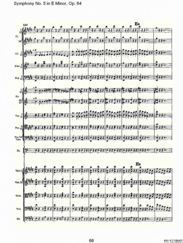 Symphony No. 5 in E Minor, Op.64（E小调第五交响曲 Op.64第四）