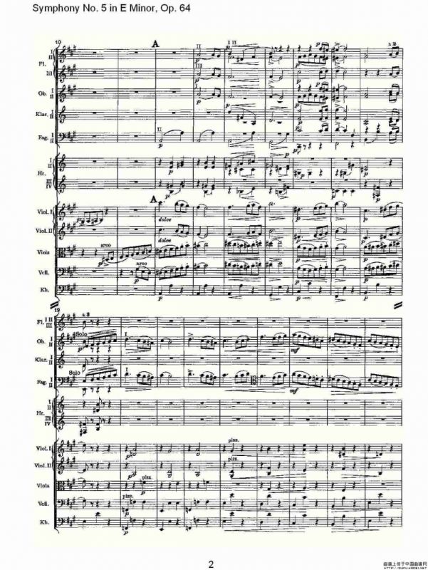 Symphony No. 5 in E Minor, Op.（64 E小调第五交响曲 Op.64第）