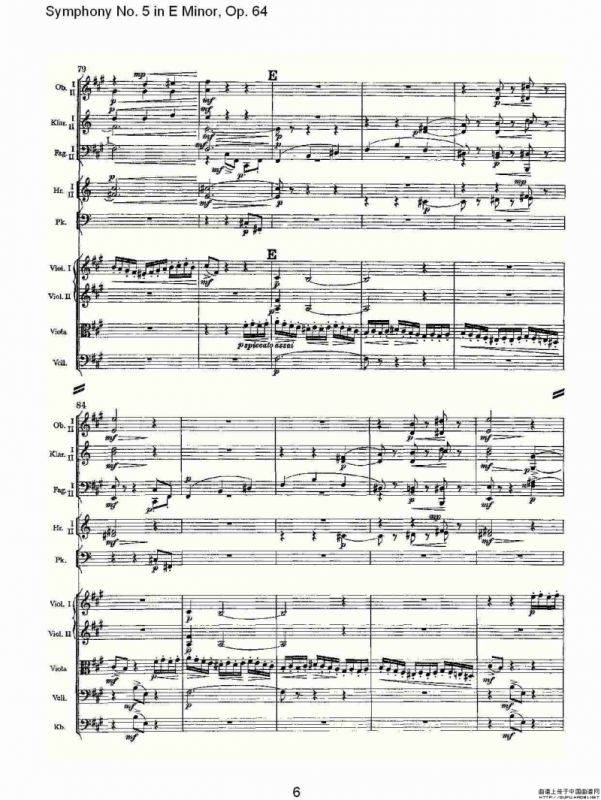 Symphony No. 5 in E Minor, Op.（64 E小调第五交响曲 Op.64第）