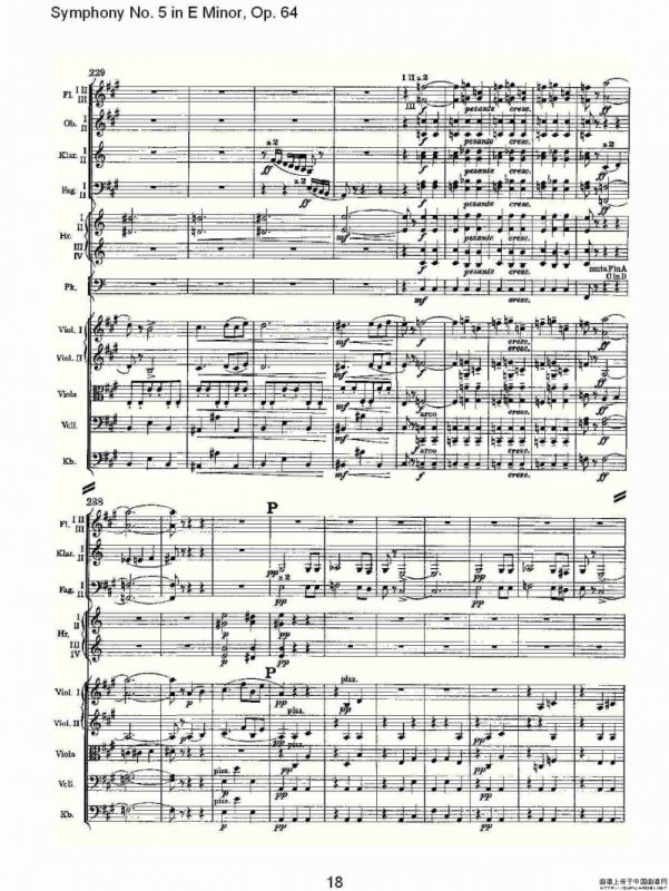 Symphony No. 5 in E Minor, Op.（64 E小调第五交响曲 Op.64第）
