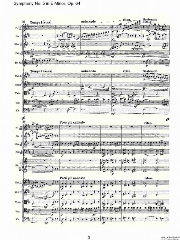 Symphony No. 5 in E Minor, Op.64（E小调第五交响曲 Op.64 第）