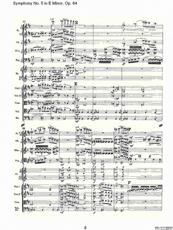 Symphony No. 5 in E Minor, Op.64（E小调第五交响曲 Op.64 第）