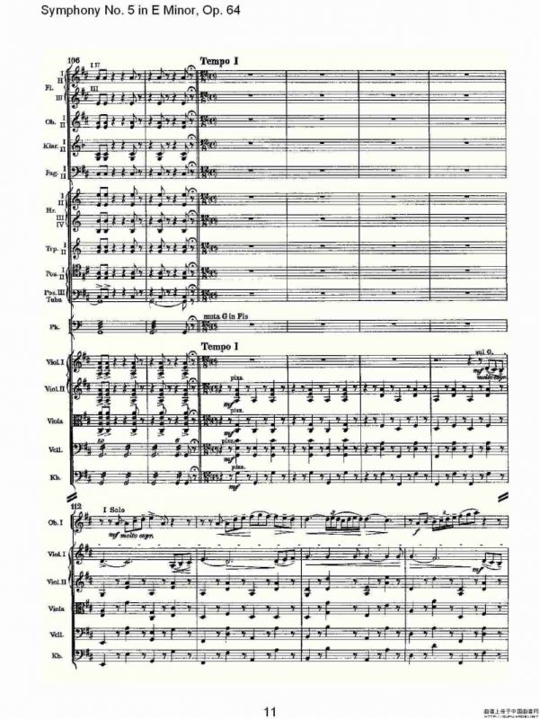 Symphony No. 5 in E Minor, Op.64（E小调第五交响曲 Op.64 第）