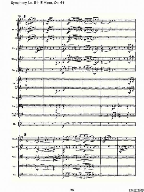 Symphony No. 5 in E Minor, Op.64（E小调第五交响曲 Op.64第一）