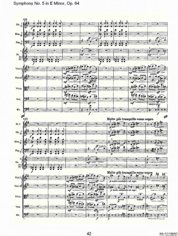 Symphony No. 5 in E Minor, Op.64（E小调第五交响曲 Op.64第一）