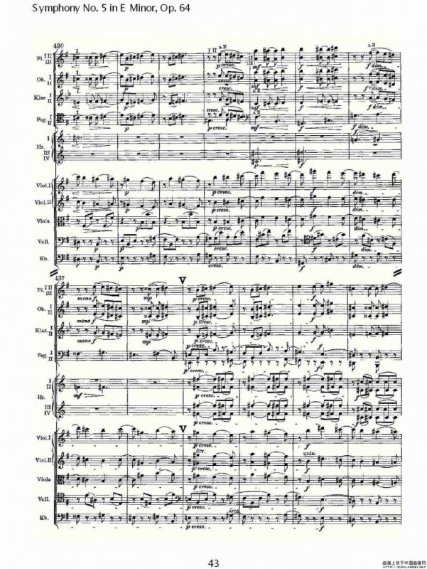 Symphony No. 5 in E Minor, Op.64（E小调第五交响曲 Op.64第一）