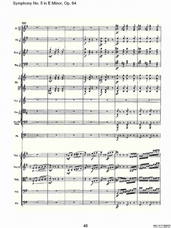 Symphony No. 5 in E Minor, Op.64（E小调第五交响曲 Op.64第一）