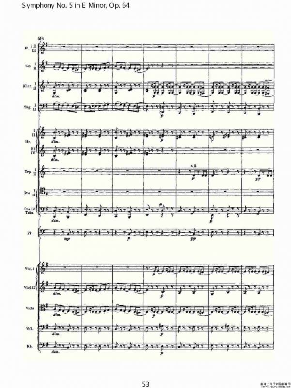Symphony No. 5 in E Minor, Op.64（E小调第五交响曲 Op.64第一）