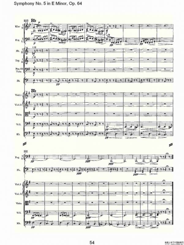 Symphony No. 5 in E Minor, Op.64（E小调第五交响曲 Op.64第一）