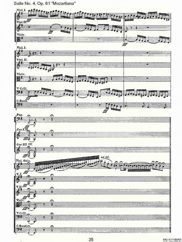 Suite No. 4, Op.61
