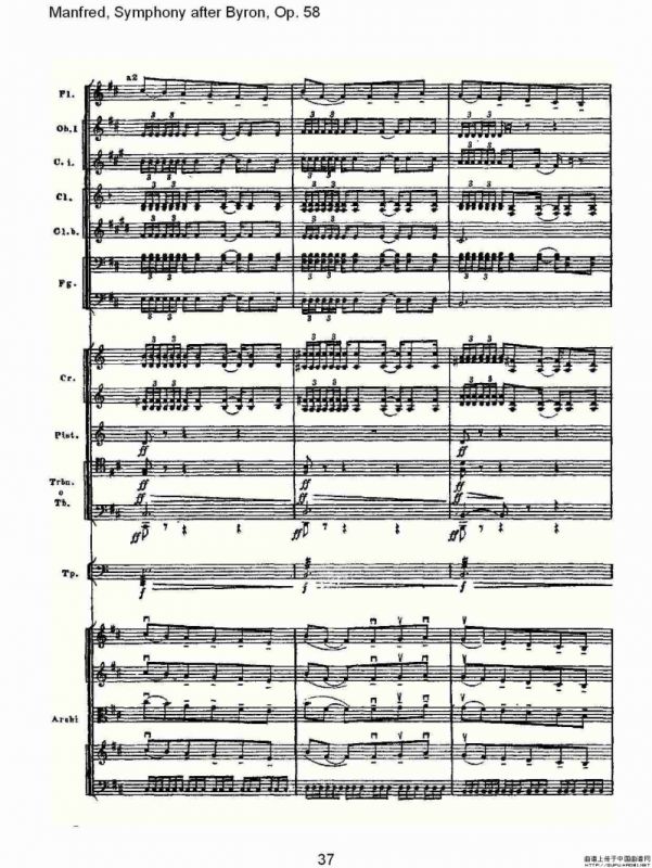 Manfred, Symphony after Byron, Op.58第四乐章第二部（二）