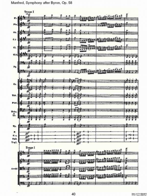 Manfred, Symphony after Byron, Op.58第四乐章第二部（二）