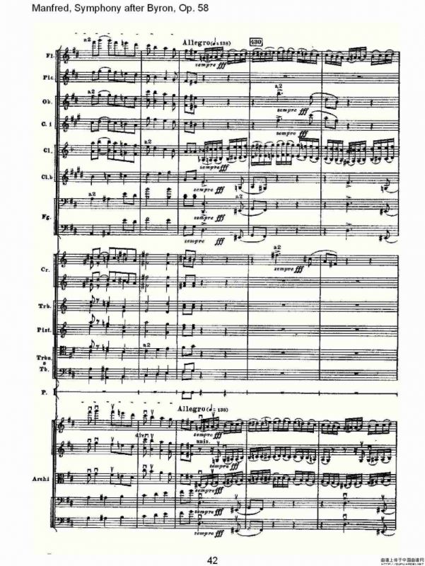 Manfred, Symphony after Byron, Op.58第四乐章第二部（二）