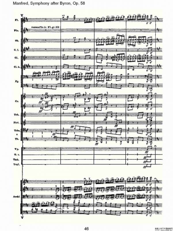 Manfred, Symphony after Byron, Op.58第四乐章第二部（二）