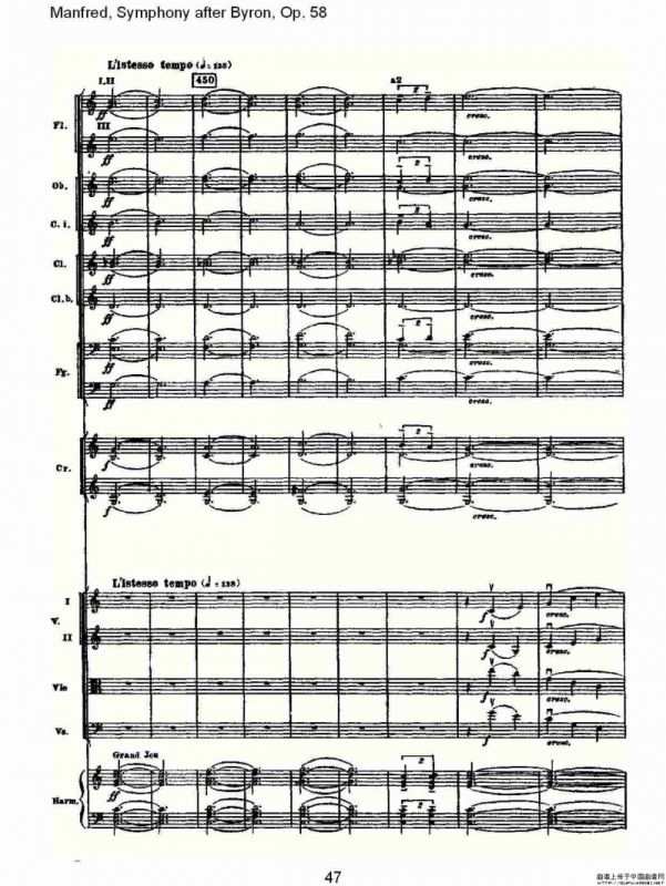 Manfred, Symphony after Byron, Op.58第四乐章第二部（二）