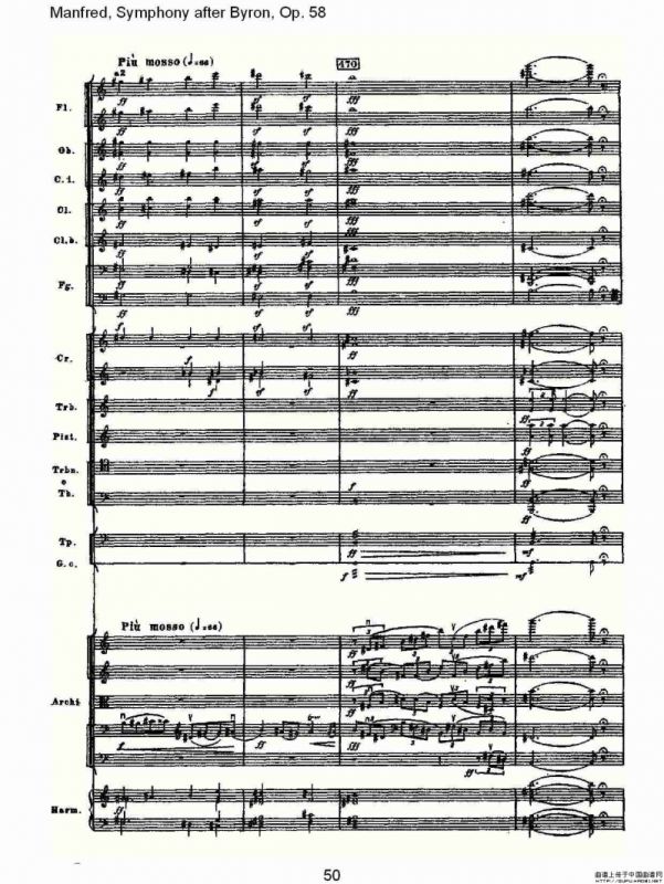 Manfred, Symphony after Byron, Op.58第四乐章第二部（二）