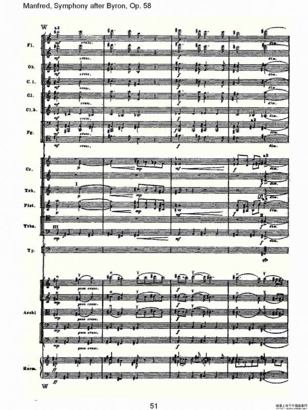 Manfred, Symphony after Byron, Op.58第四乐章第二部（二）