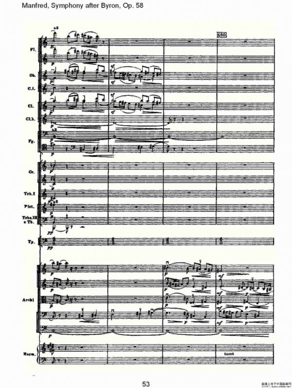 Manfred, Symphony after Byron, Op.58第四乐章第二部（二）