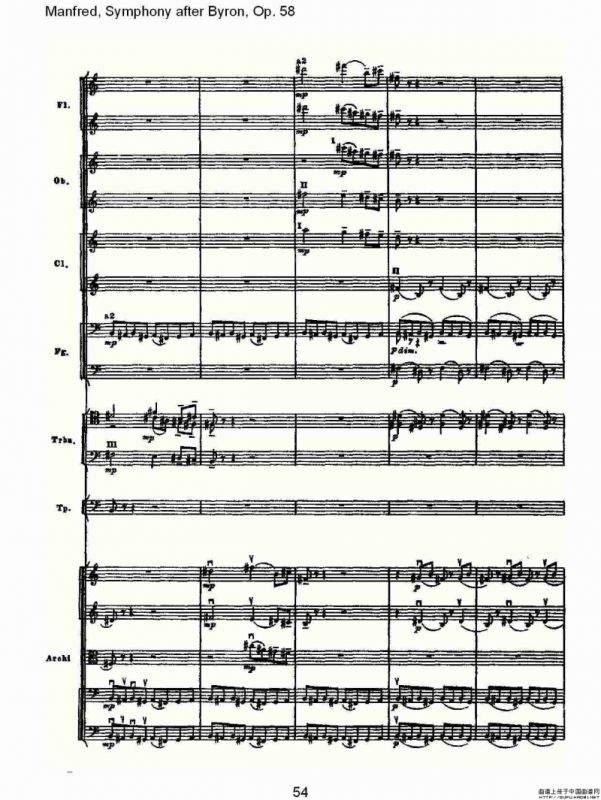 Manfred, Symphony after Byron, Op.58第四乐章第二部（二）