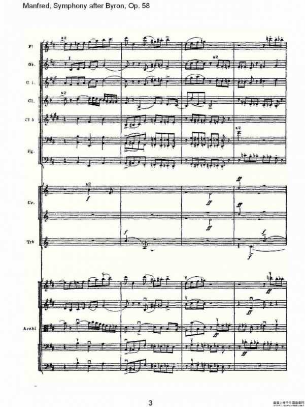 Manfred, Symphony after Byron, Op.58第四乐章第二部（一）
