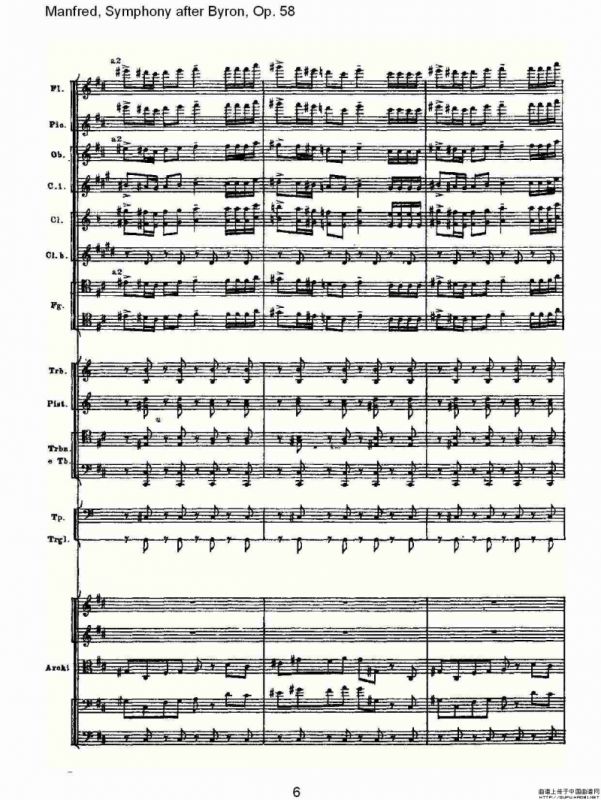 Manfred, Symphony after Byron, Op.58第四乐章第二部（一）