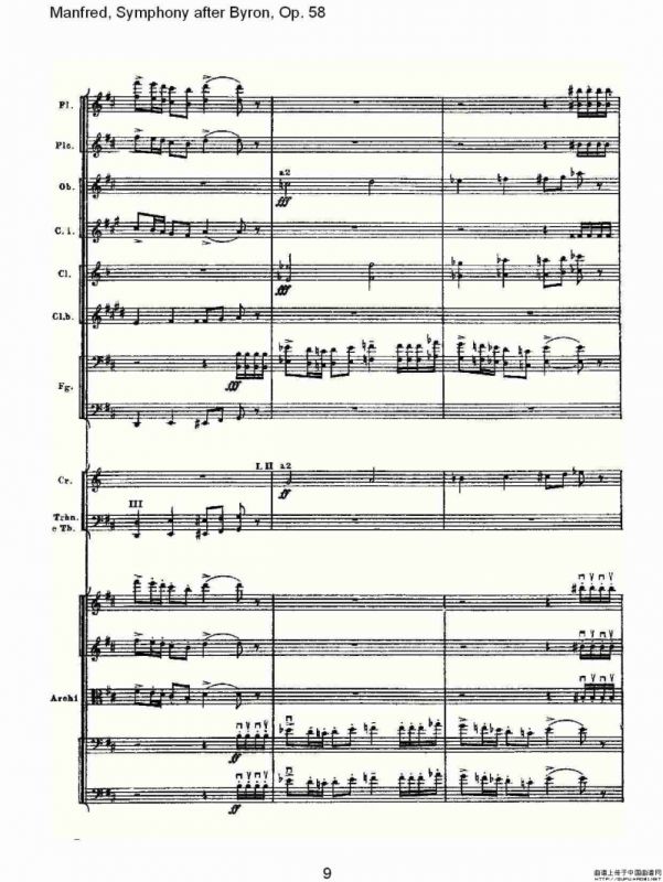 Manfred, Symphony after Byron, Op.58第四乐章第二部（一）