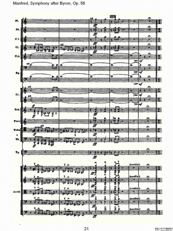 Manfred, Symphony after Byron, Op.58第四乐章第二部（一）