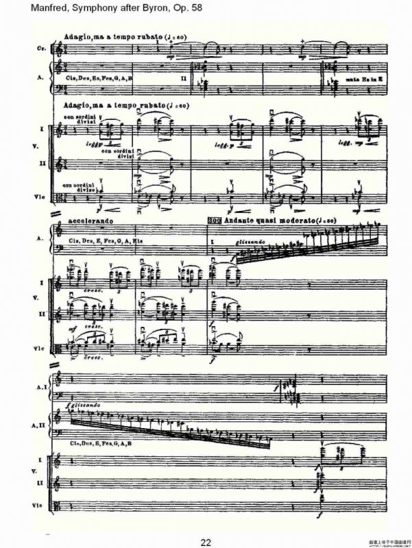 Manfred, Symphony after Byron, Op.58第四乐章第二部（一）