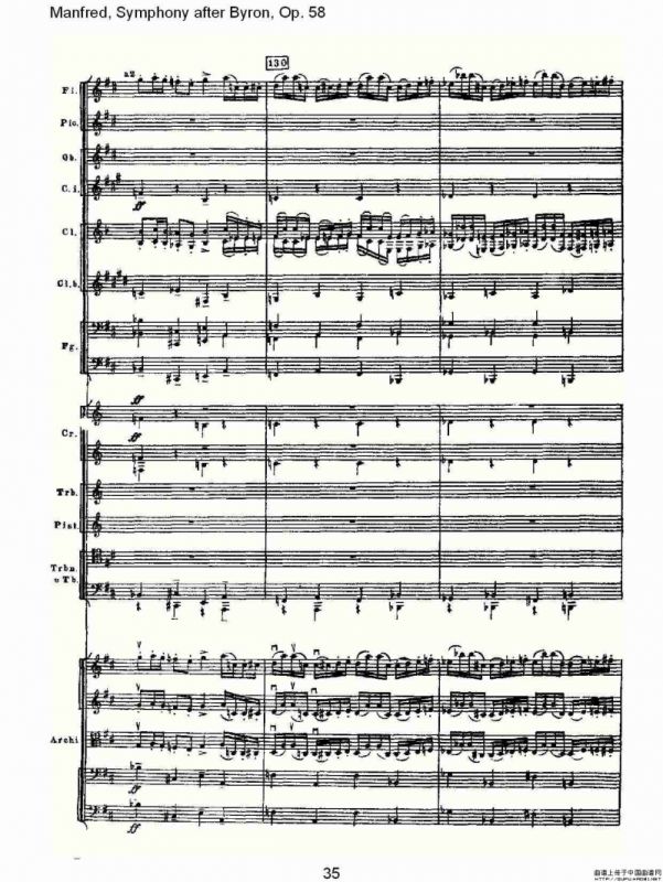 Manfred, Symphony after Byron, Op.58第四乐章第一部（二）