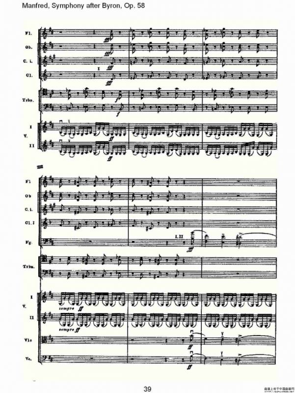 Manfred, Symphony after Byron, Op.58第四乐章第一部（二）