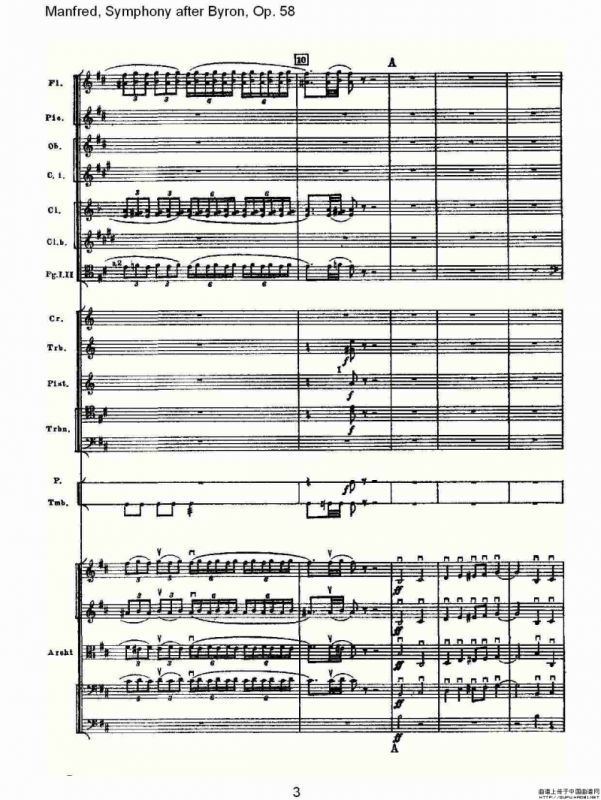 Manfred, Symphony after Byron, Op.58第四乐章第一部（一）