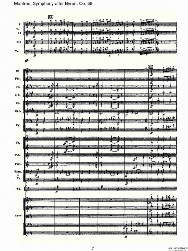 Manfred, Symphony after Byron, Op.58第四乐章第一部（一）