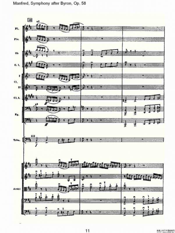 Manfred, Symphony after Byron, Op.58第四乐章第一部（一）