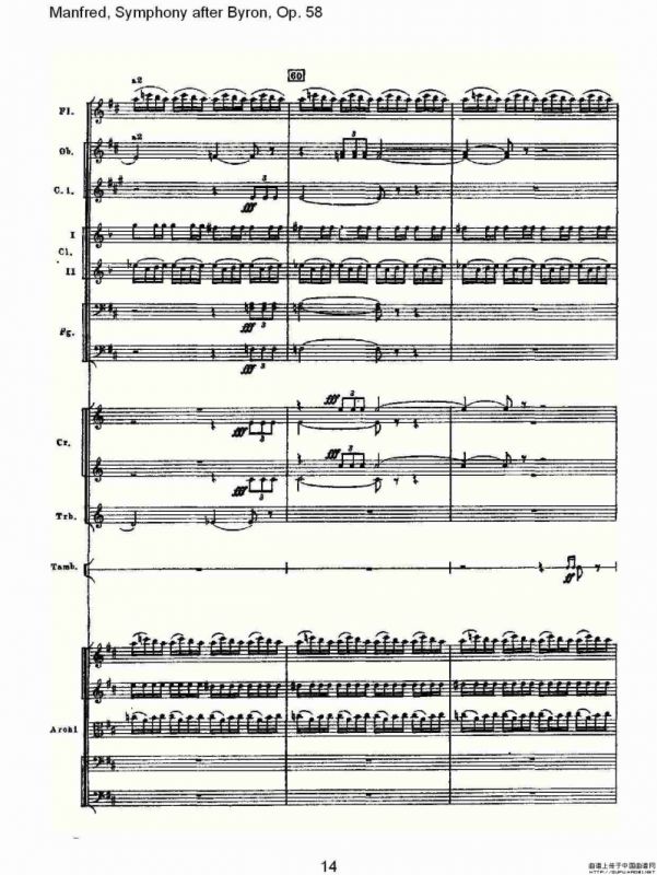 Manfred, Symphony after Byron, Op.58第四乐章第一部（一）