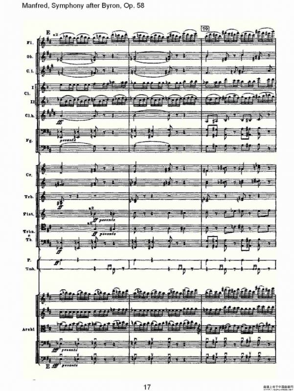 Manfred, Symphony after Byron, Op.58第四乐章第一部（一）