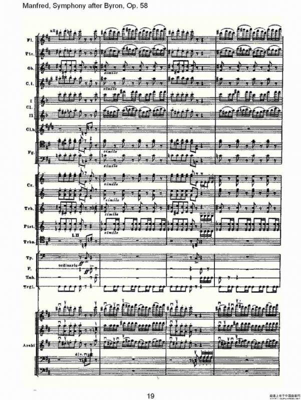 Manfred, Symphony after Byron, Op.58第四乐章第一部（一）
